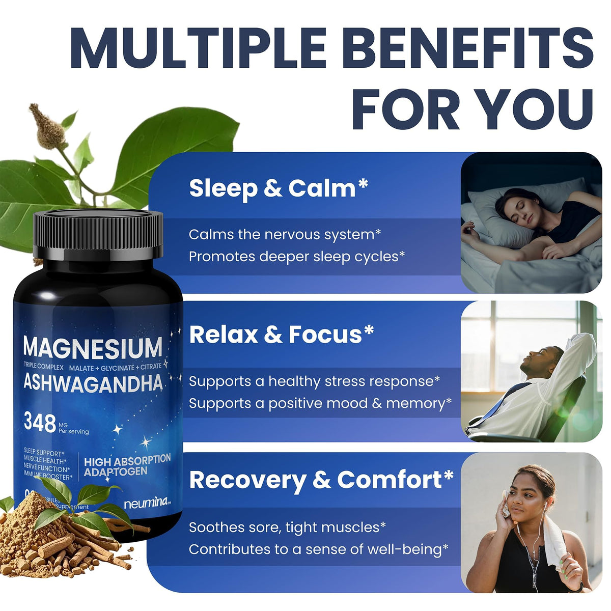 Capsules de NEUMINA dans une main