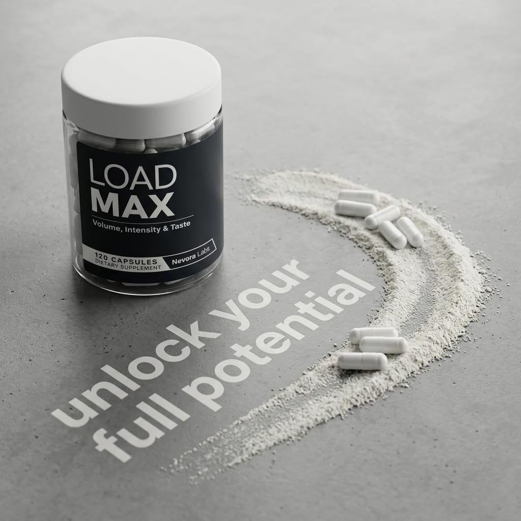 Capsules de Nevora Labs Load Max dans une main