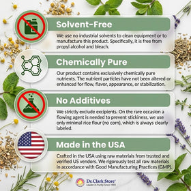Capsules de niacine Dr Clark dans un verre