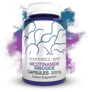 Capsules de nicotinamide riboside 300mg Nootropics Depot, vue de face
