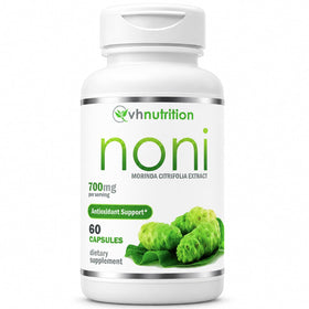 Capsules de Noni VH Nutrition 700mg, vue avant du flacon