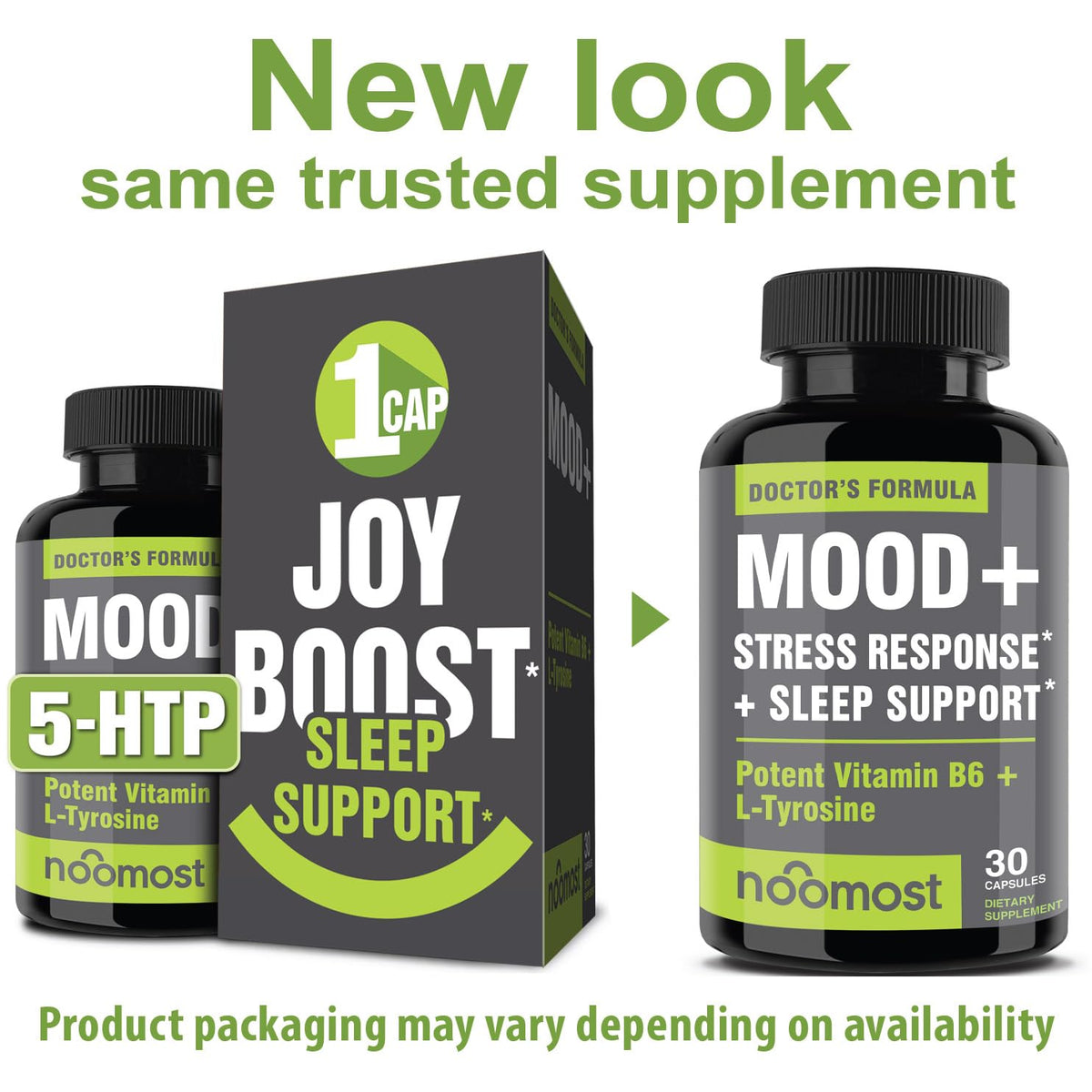 Capsules de NooMost HTP-5 sur une table