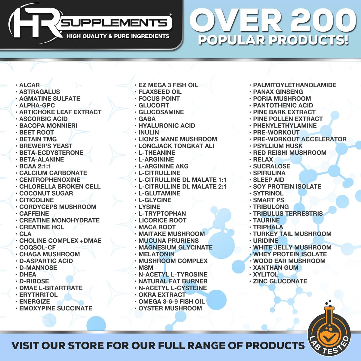 Capsules de Palmitoylethanolamide HARVEST NATURALS - vue de l'étiquette