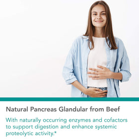 Capsules de Pancreas d'Agneau Allergy Research Group sur fond blanc