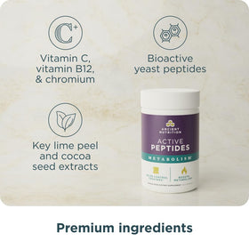 Capsules de peptides actifs Ancient Nutrition sur une table