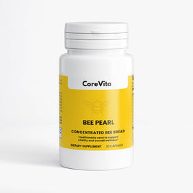 Capsules de Perles d'Abeille CoreVita en vue de face avec emballage