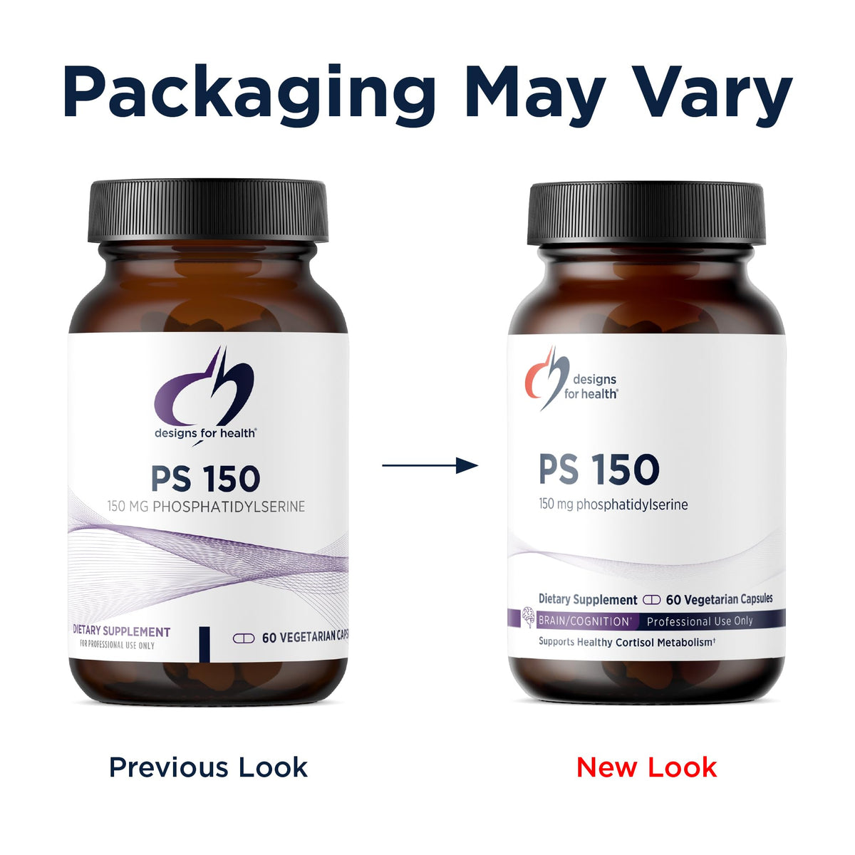 Capsules de phosphatidylsérine 150mg Designs for Health en situation