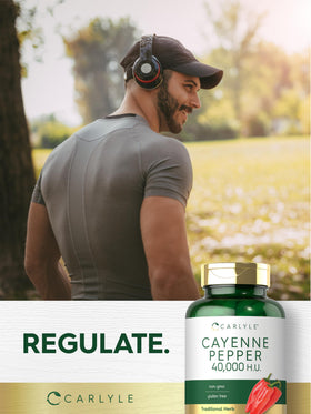 Capsules de poivre de cayenne Carlyle dans un cadre de vie quotidienne