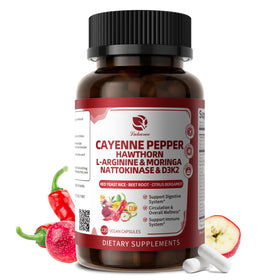 Capsules de poivre de cayenne Lukaree en boîte de 141g