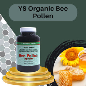 Capsules de pollen d'abeille sur fond blanc
