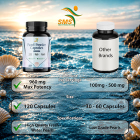 Capsules de Poudre de Perle 120 Veggie - présentation des capsules dans un bol