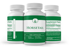 Capsules de Prêle PURE ORIGINAL INGREDIENTS sur fond blanc