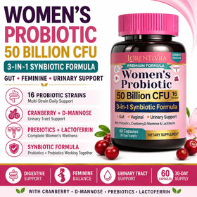 Capsules de probiotiques Lorentivra en gros plan