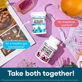 Capsules de probiotiques Physician's CHOICE ouvertes