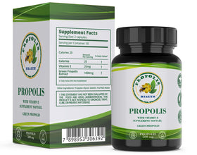 Capsules de propolis Health en gros plan
