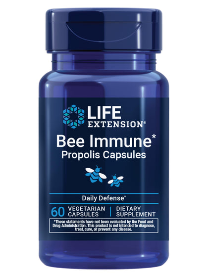Capsules de Propolis Life Extension en flacon de 60 unités