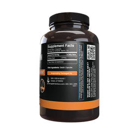 Capsules de psyllium avec étiquette visible