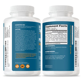 Capsules de psyllium Dr. Tobias dans une main