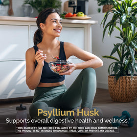 Capsules de psyllium Nature's Wonder, vue de côté