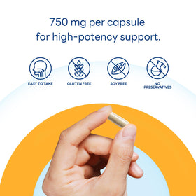 Capsules de psyllium Vitamin World sur un fond blanc