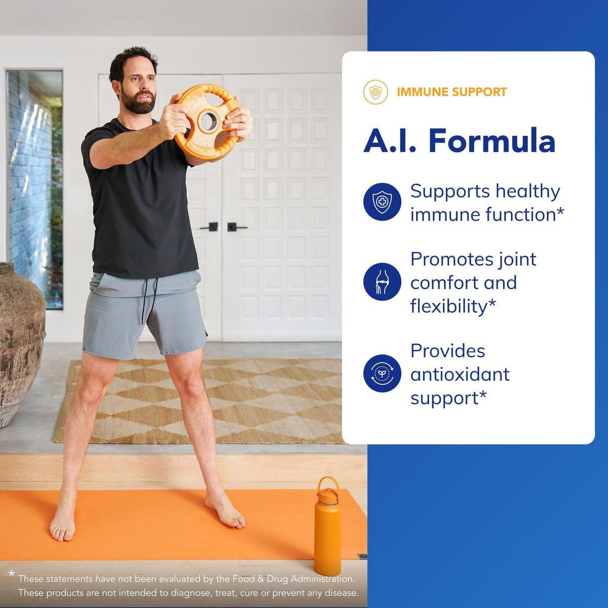 Capsules de Pure Encapsulations A.I. Formula sur fond blanc