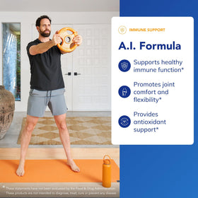 Capsules de Pure Encapsulations A.I. Formula sur fond blanc