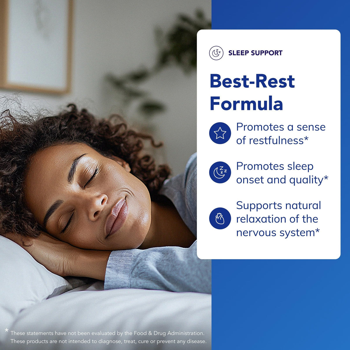 Capsules de Pure Encapsulations Best-Rest Formula sur fond blanc
