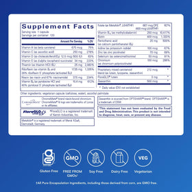 Capsules de Pure Encapsulations Multi T/D sur fond blanc