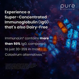 Capsules de Pure Therapro Rx Elite IgG sur une table