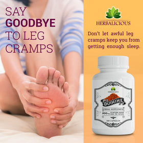 Capsules de quinquina HERBALICIOUS en gros plan, 500mg