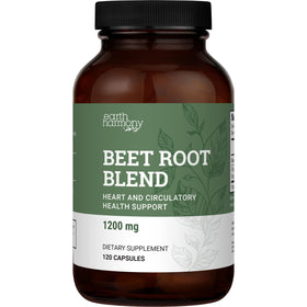Capsules de racine de betterave Earth Harmony Naturals, 1200 mg, vue de face