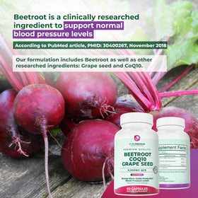 Capsules de racine de betterave PurePremium avec des betteraves fraîches