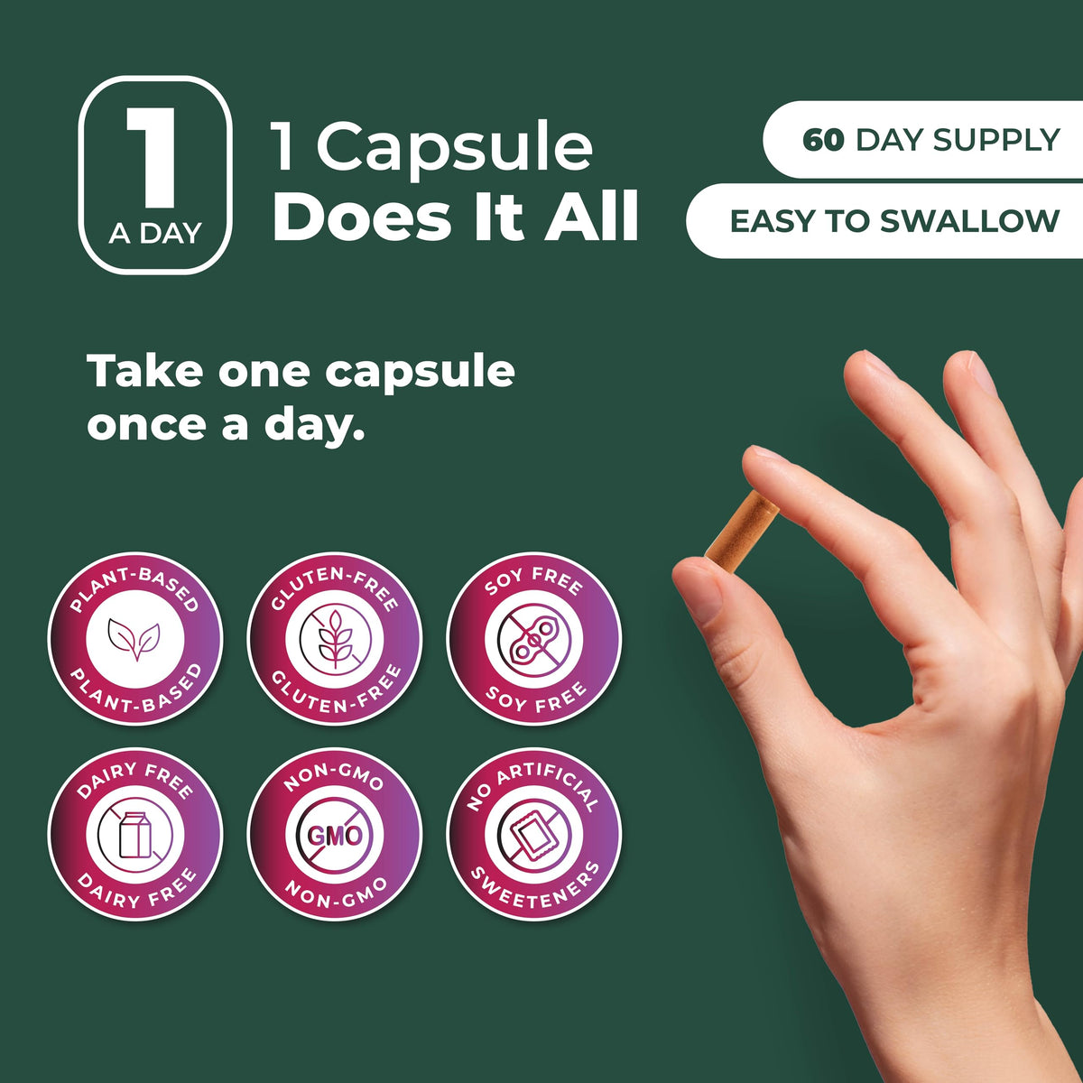 Capsules de racine de betterave PurePremium sur un fond blanc