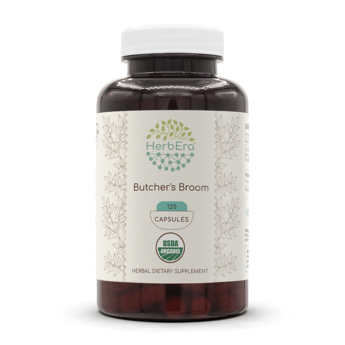 Capsules de racine de buis HerbEra 500 mg en boîte