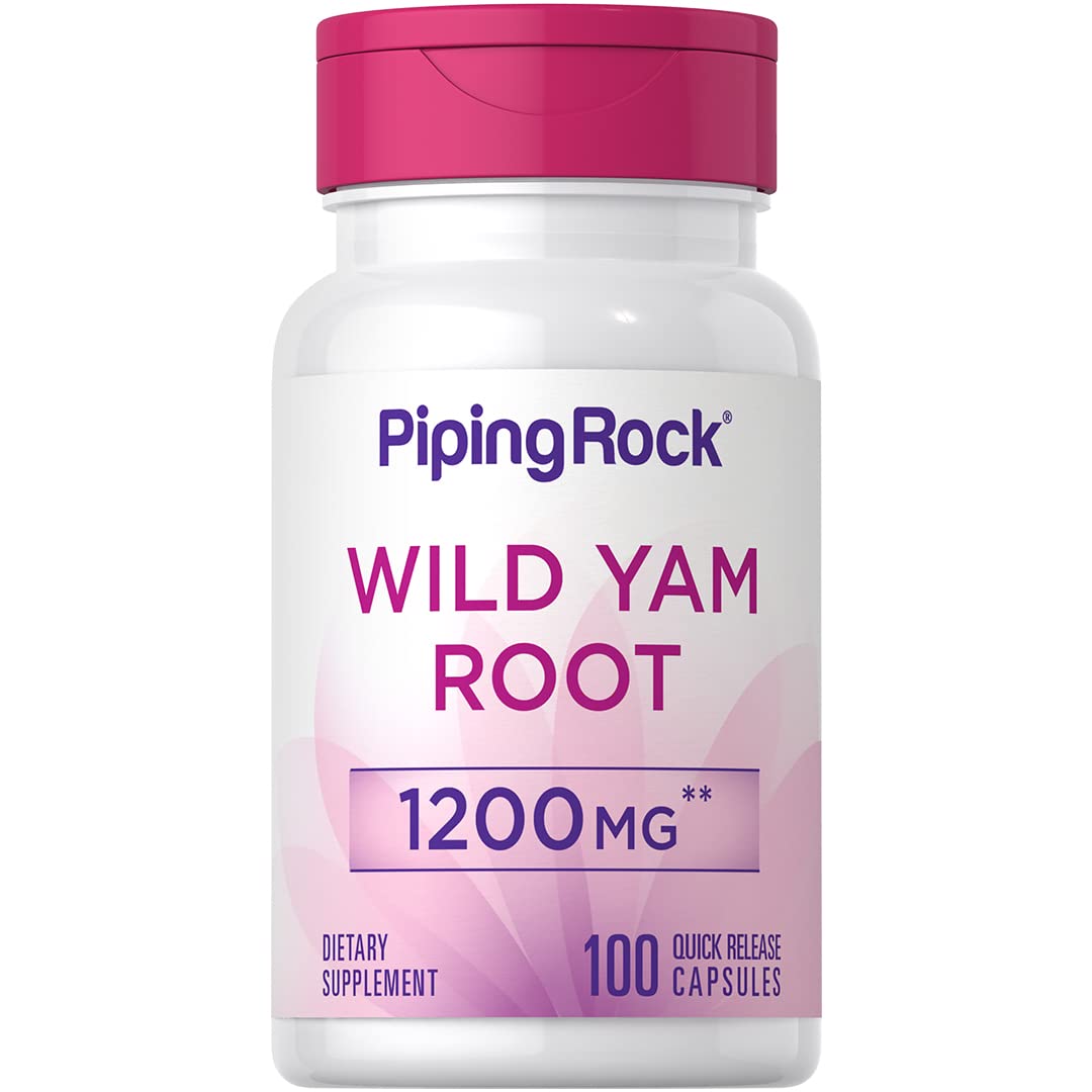 Capsules de racine de yam sauvage Piping Rock vue de face
