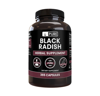 Capsules de Radis Noir PURE ORIGINAL INGREDIENTS, vue avant