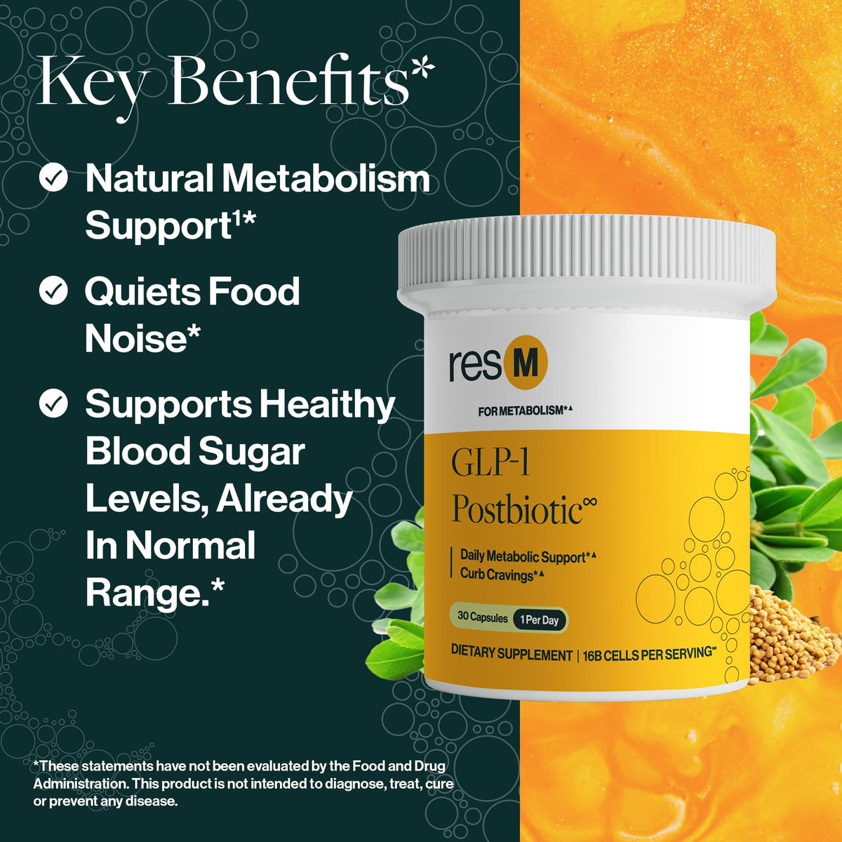 Capsules de ResBiotic dans une main