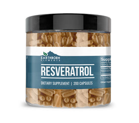 Capsules de résvératrol Earthborn Elements, vue de face