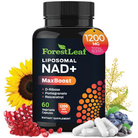 Capsules de Resvératrol ForestLeaf 60 Caps devant l'emballage