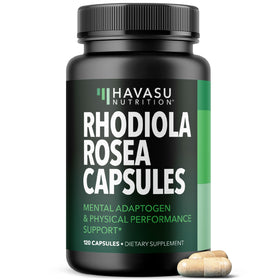 Capsules de Rhodiola Rosea HAVASU NUTRITION, 120 unités, vue de face