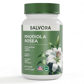 Capsules de Rhodiola Rosea Salvora en boîte vue de face
