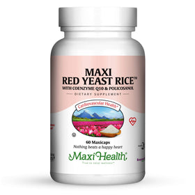 Capsules de Riz Rouge Maxi Health 600 mg en boîte