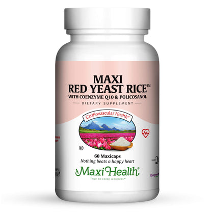 Capsules de Riz Rouge Maxi Health 600 mg en boîte