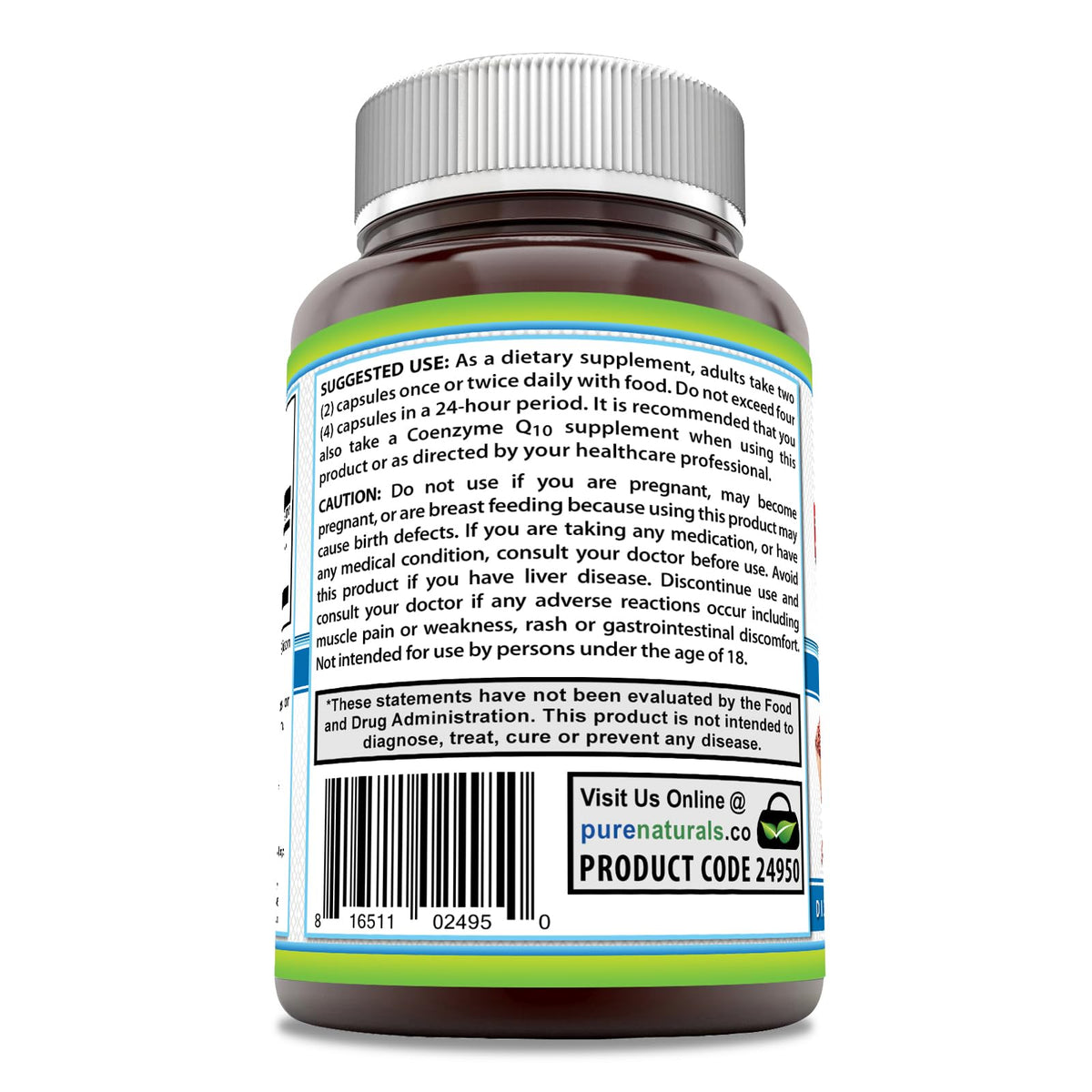 Capsules de riz rouge Pure Naturals en gros plan