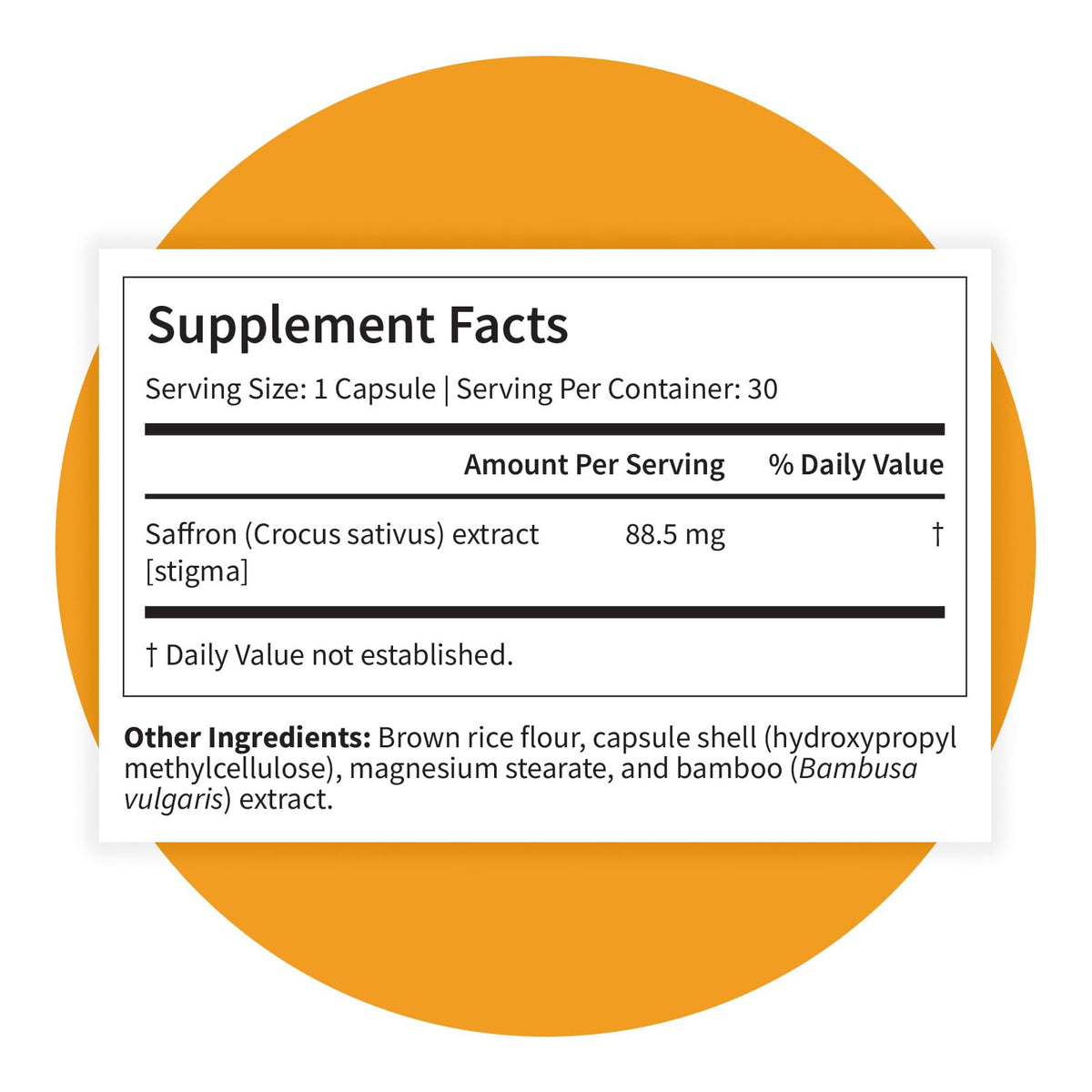 Capsules de safran Pattern Wellness prêtes à être prises