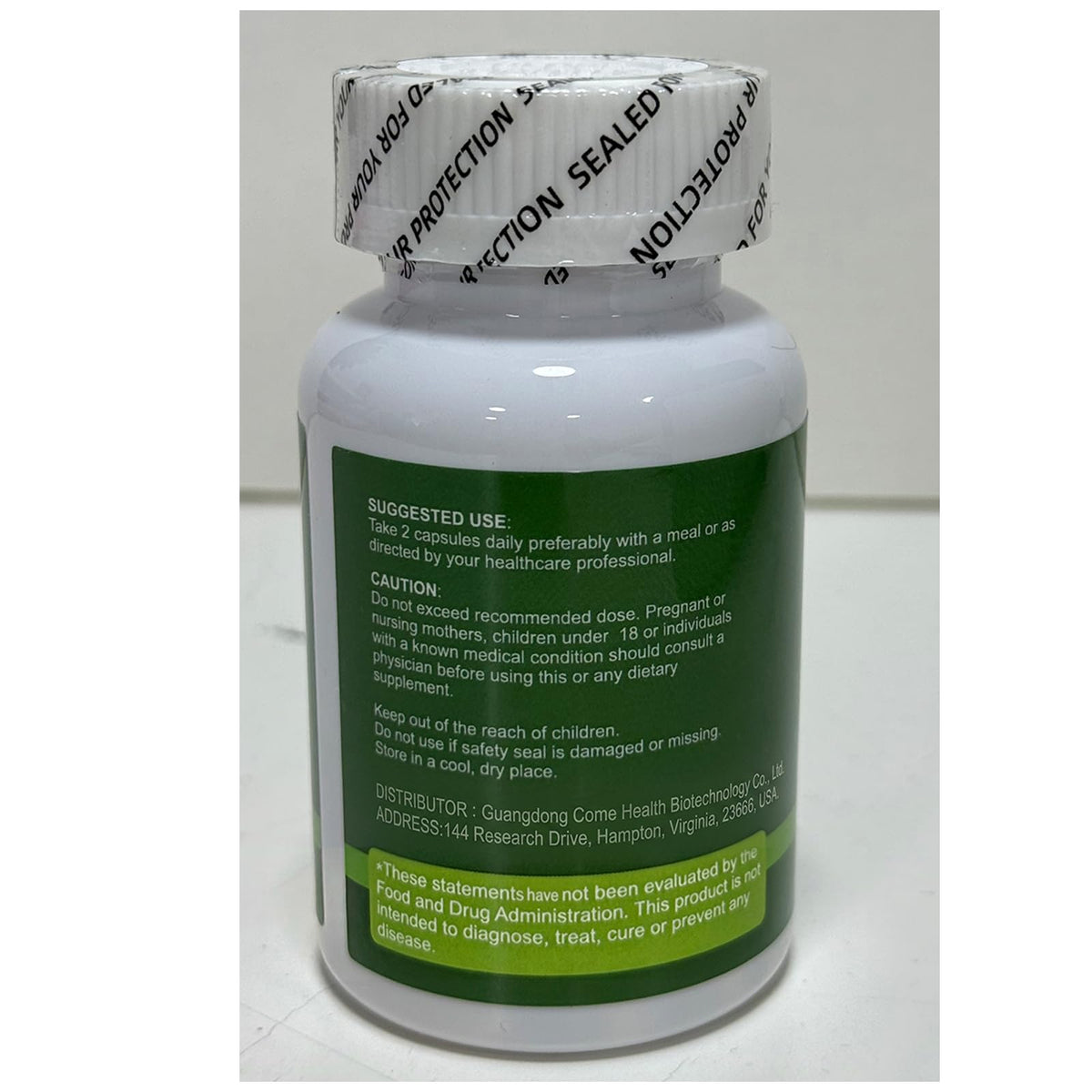 Capsules de Safran Zafira Organics sur un fond clair