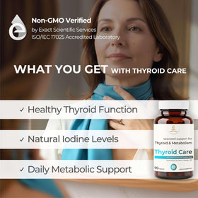 Capsules de Sana Herbal Sciences Complément Alimentaire Thyroïdien sur fond blanc