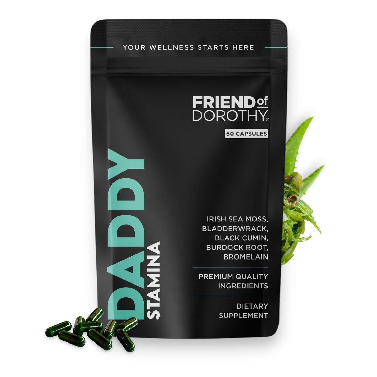 Capsules de sargasse FRIEND OF DOROTHY 3600mg face avant