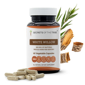 Capsules de Saule Blanc Secrets of the Tribe - vue de face