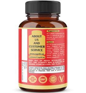 Capsules de Saw Palmetto Agobi à côté d'un verre d'eau
